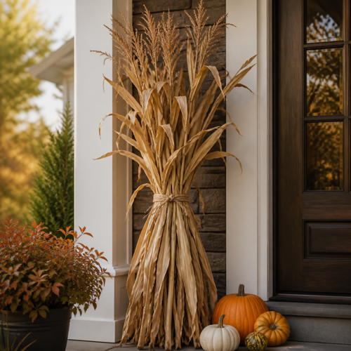 Corn stalks